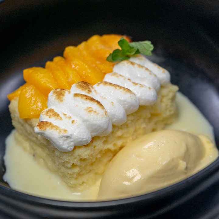 TRES LECHES CASERO, con melocotón y un toque cítrico copia